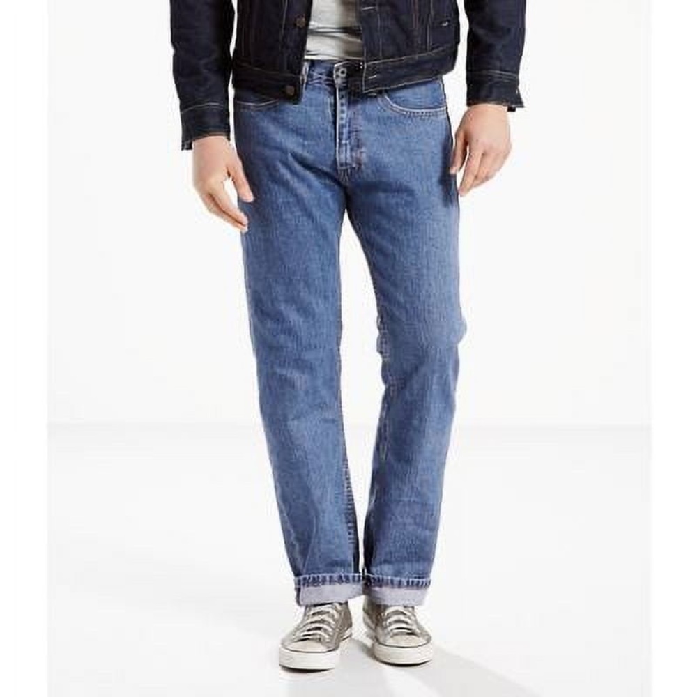 Levi’s 505 Medium Stonewash Jeans-Zip Fly-Straight Leg Men’s Size 40x32